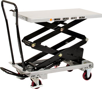 Mobilt lyftbord med fotpump Silverstone / Maxlast: 800 kg