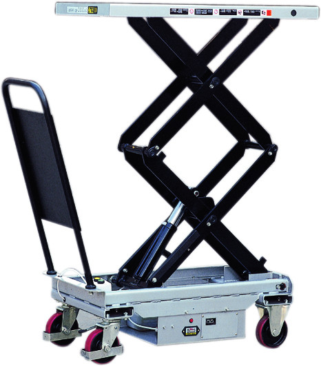 Elektriskt mobilt lyftbord dubbelsax Silverstone / Maxlast: 800 kg