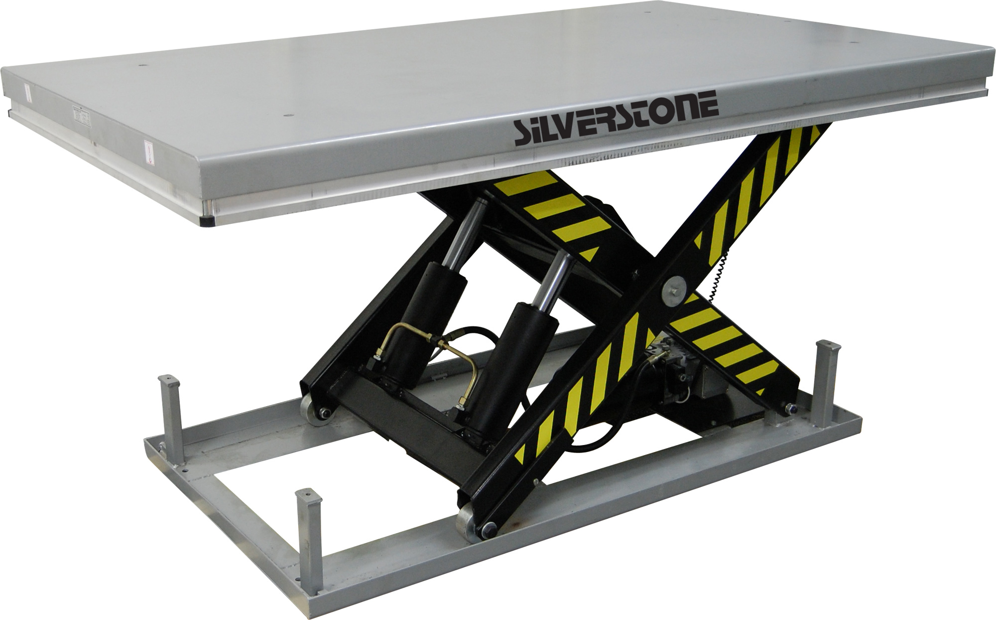 Lyftbord Silverstone Maxlast: 2000 kg / 2000x850mm / Lyfthöjd: 250-1300 mm