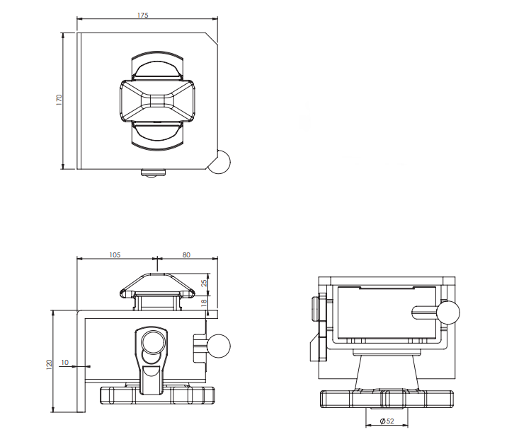 Trailer twistlock - 2