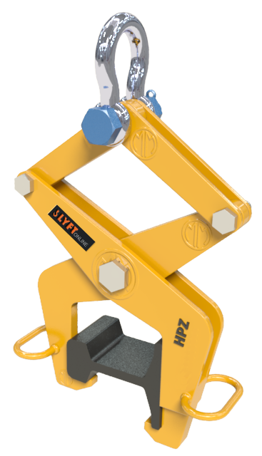 Rälssax HPZ för liggande räls / Maxlast: 2000 kg