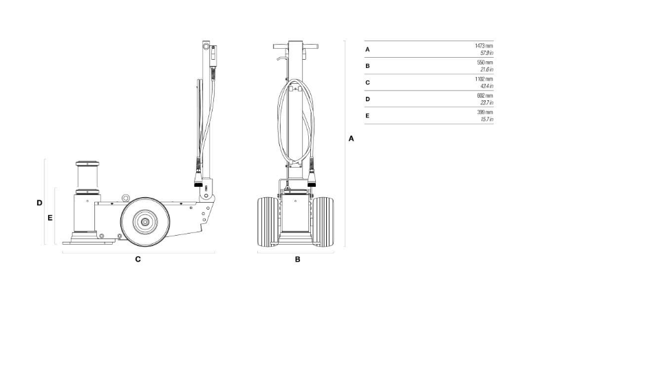 Luftdomkraft Mammut M100-40 / Maxlast: 100 ton - 3