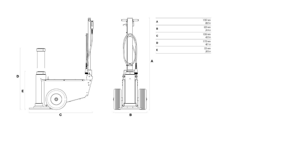 Luftdomkraft Mammut M100-72 / Maxlast: 100 ton - 3