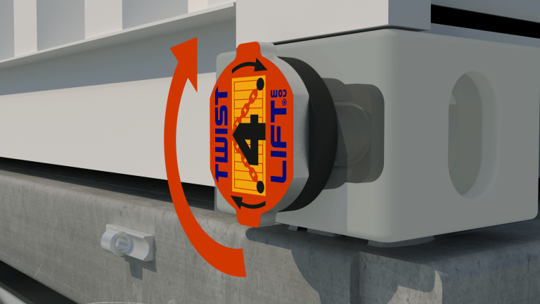 Containerhake Twist4Lift / Maxlast: 10 Ton - 4