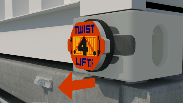 Containerhake Twist4Lift / Maxlast: 10 Ton - 5