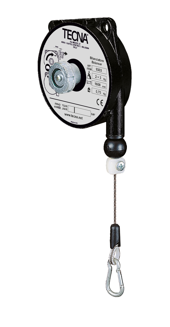 Balansblock fjäderretur 9303 / Maxlast: 2-3 kg