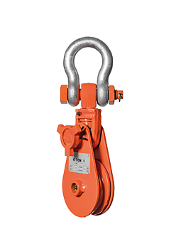 Kastblock med schackel / Maxlast: 15 ton
