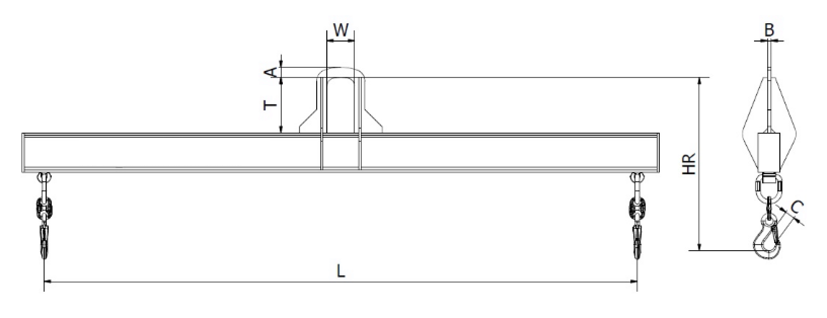 Lyftok Standard Maxlast: 0,5 Ton / Längd: 6 meter - 2