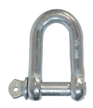 Oklassad rak schackel med skruv / 6 mm