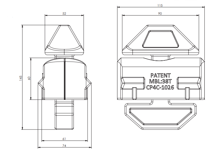 Twistlock CP4C-1026 - 2
