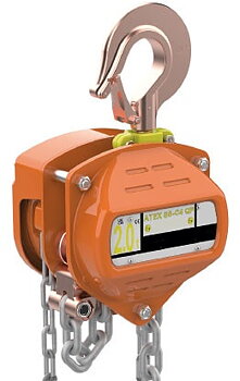 Snabblyftblock ATEX SS-C4-QP / Maxlast: 3200 kg, lyfthöjd: 3 m