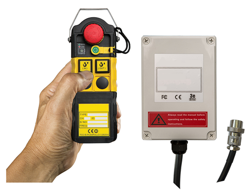 Radiostyrning för elektrisk dragvinsch 230V / 0,5 Ton