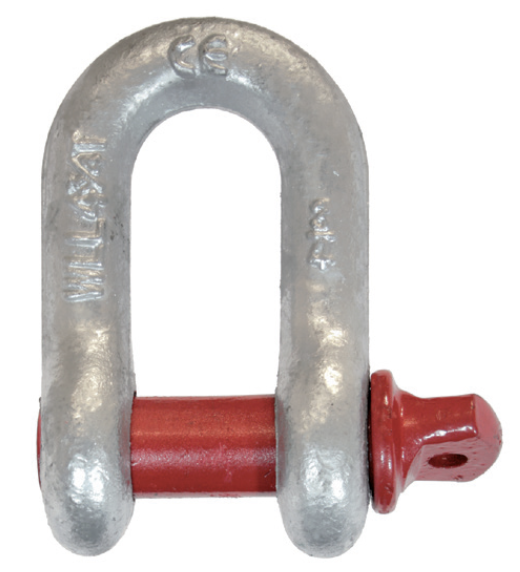 Schackel, Rak med skruv / Maxlast: 0,75 Ton