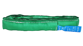Rundsling Sidsöm Dubbelduk  Grön 2 Ton / 4 m Effektiv längd