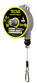 Balansblock Tecna 9322ES i ESD utförande med fjäderretur / Maxlast: 4-6 kg