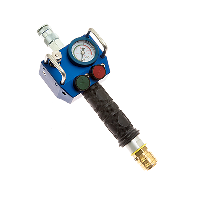 Handhållen manöver med död mans grepp 8 bar