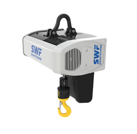 Kättingtelfer SWF Athlo SL frekvensstyrd, Maxlast: 320 kg / Lyfthöjd: 3 meter / Lyfthastighet: 0,65-12 m/min