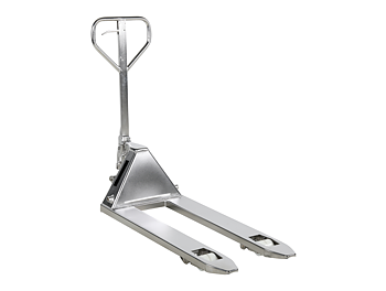 Pallyftare Rostfri (AISI 304) Maxlast: 2500 kg / Gaffellängd: 1150 mm, enkel nylonhjul