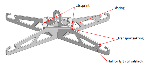Kryssok X-2500 , Maxlast: 2500 kg - 3
