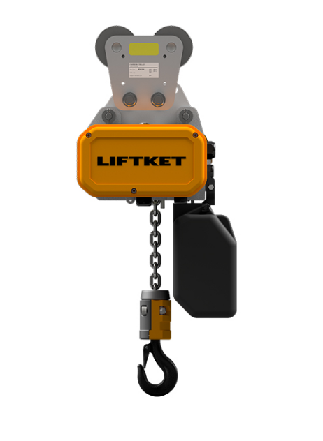 Kättingtelfer Liftket Star med manuellt åkverk, 250 kg (8/2 m/min)