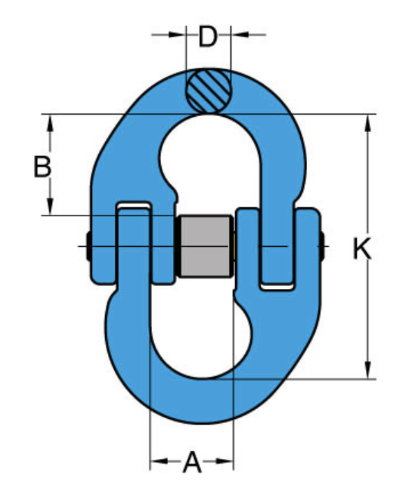 Kopplingslänk 20 mm Klass 10 / Maxlast: 16 Ton - 2