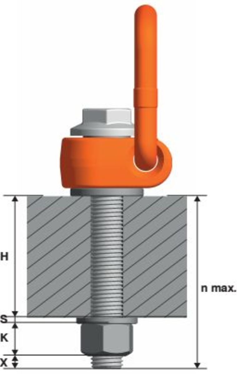 Lyftögla pewag PLAW M10 / Maxlast: 0,63 Ton - 2