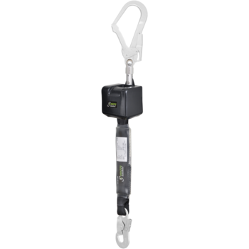 Fallskyddsblock med band och dämpare Kratos Safety / 2,5 meter