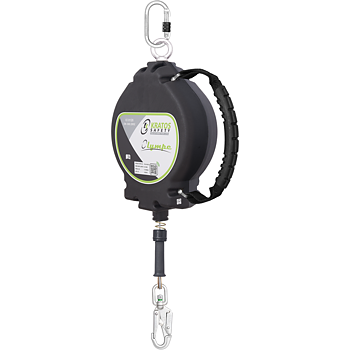 Fallskyddsblock med stållina Kratos Safety / 25 meter