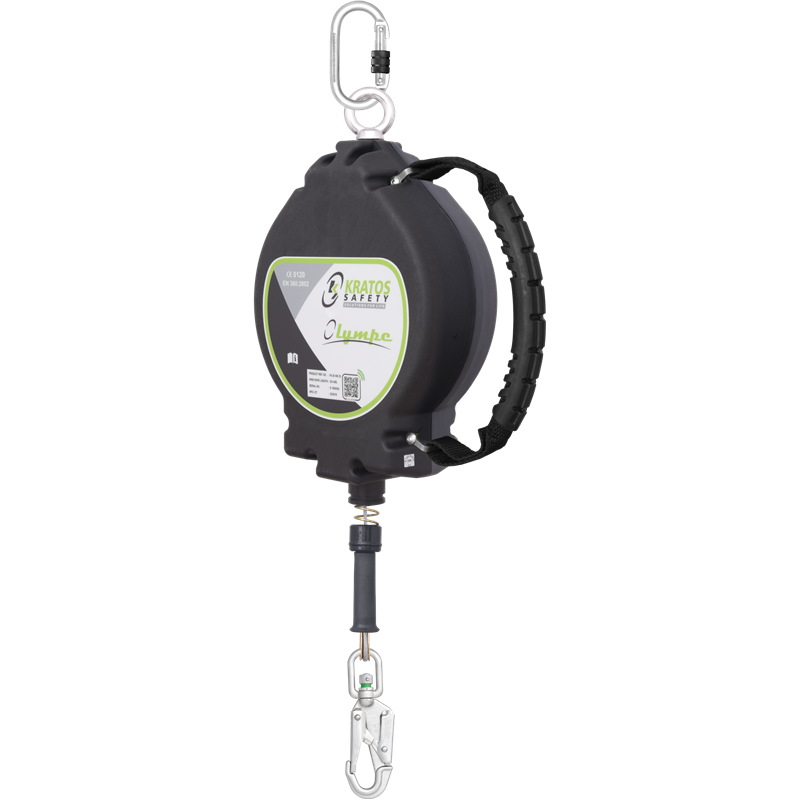 Fallskyddsblock med stållina Kratos Safety / 30 meter