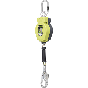 Fallskyddsblock Kratos Safety med stållina / 3,5 meter
