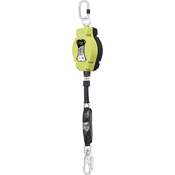 Fallskyddsblock Kratos Safety  med stållina / 10 meter