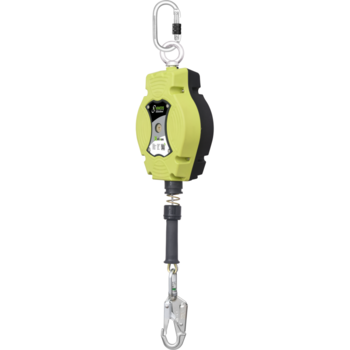 Fallskyddsblock Kratos Safety med stållina / 10 meter 