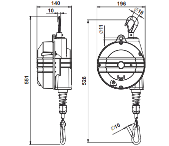 Balansblock Tecna Nollgravitation 9354 / Maxlast: 4-7 kg - 2