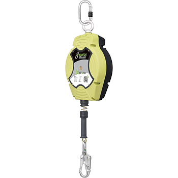 Fallskyddsblock Kratos Safety  med stållina / 20 meter