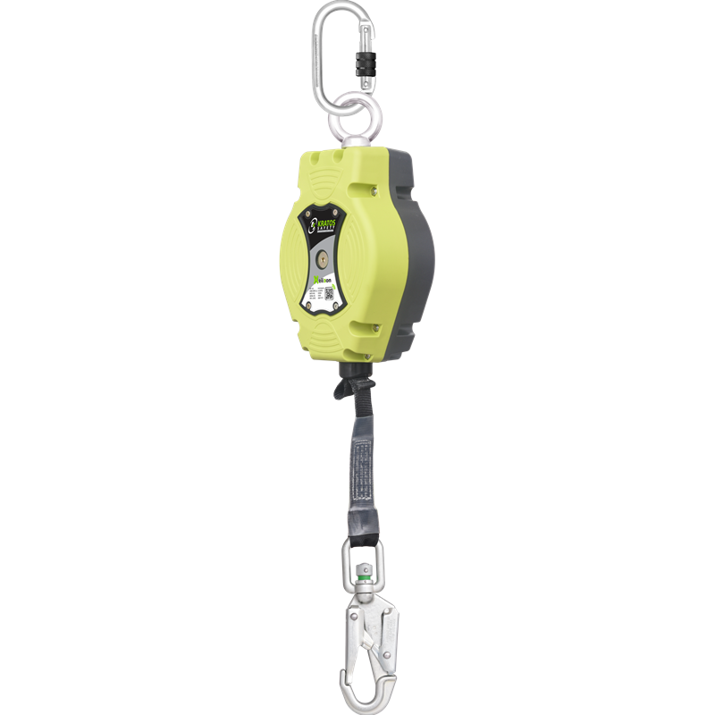 Fallskyddsblock Kratos Safety med band / 6 meter