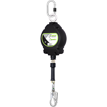 Fallskyddsblock Kratos Safety med stållina / 6 meter