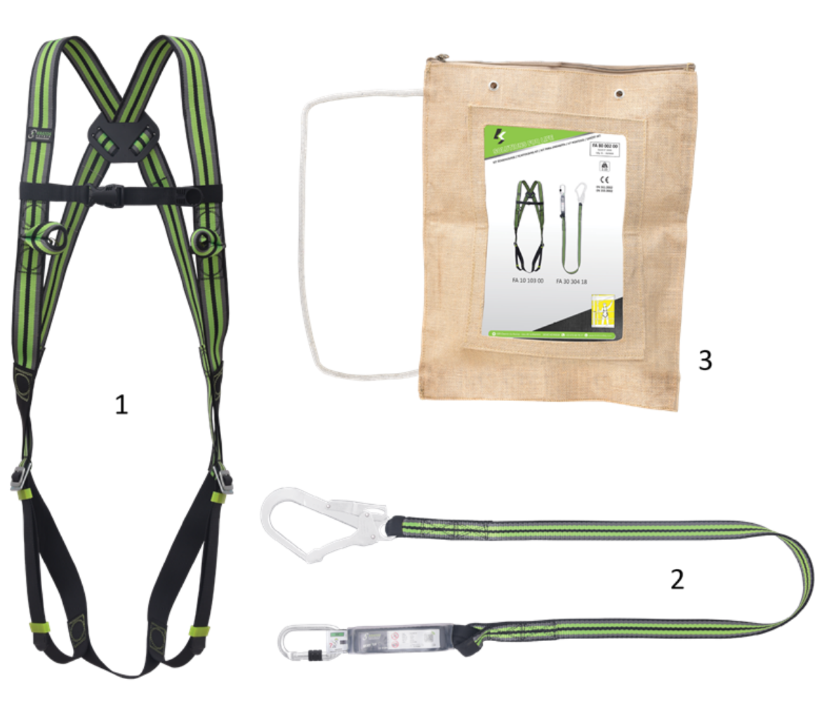Fallskyddskit Kratos Safety   / 12
