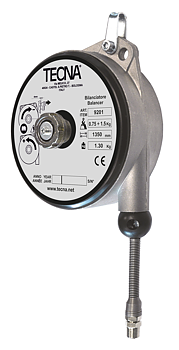 Balansblock Tecna 9201, Tryckluftsblock med fjäder retur / Maxlast: 0,75-1,5 kg