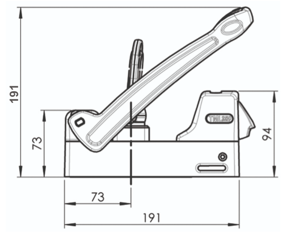 Lyftmagnet Alfra TML 250 / Maxlast: 250 kg - 2