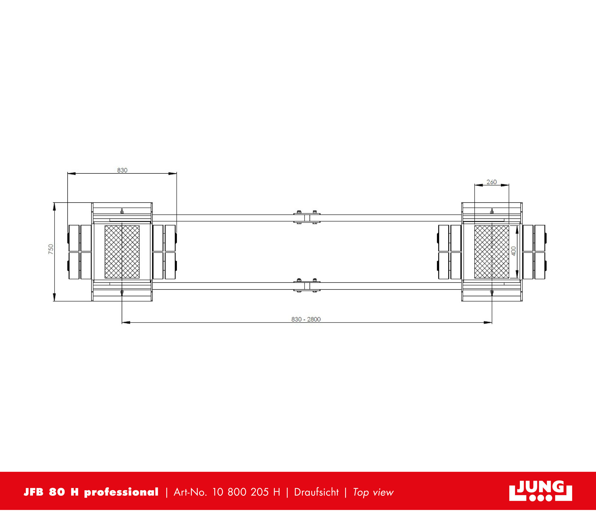 Maskinskridsko JFB 80 H - 4