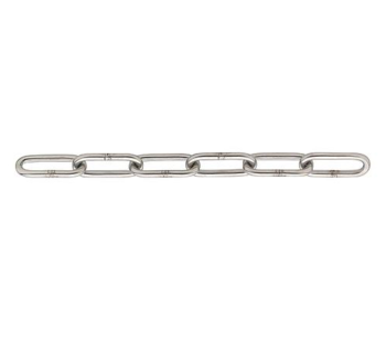 Kätting Rostfri Långlänkad 13 mm / Din 763 AISI 316