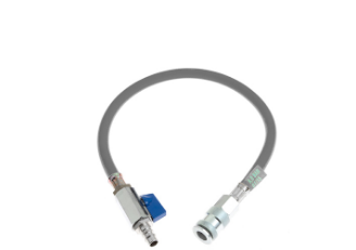 Luftslang med avstängningsventil 10 meter 8 bar