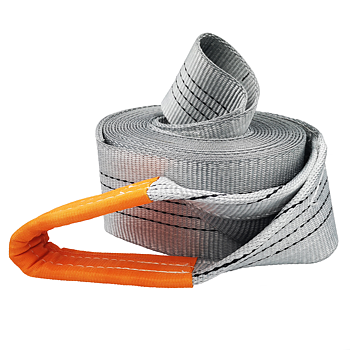 Vinschband 120 mm med flat öga / vikt skodd öga WLL 2T Längd 11,6 m