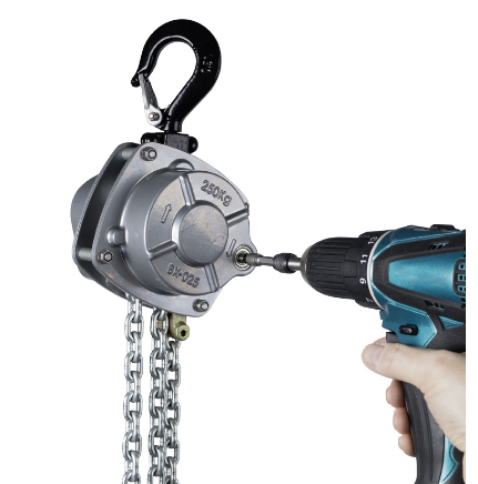 Snabblyftblock Premium Pro för skruvdragare / Maxlast: 250 kg 3 m lyfthöjd