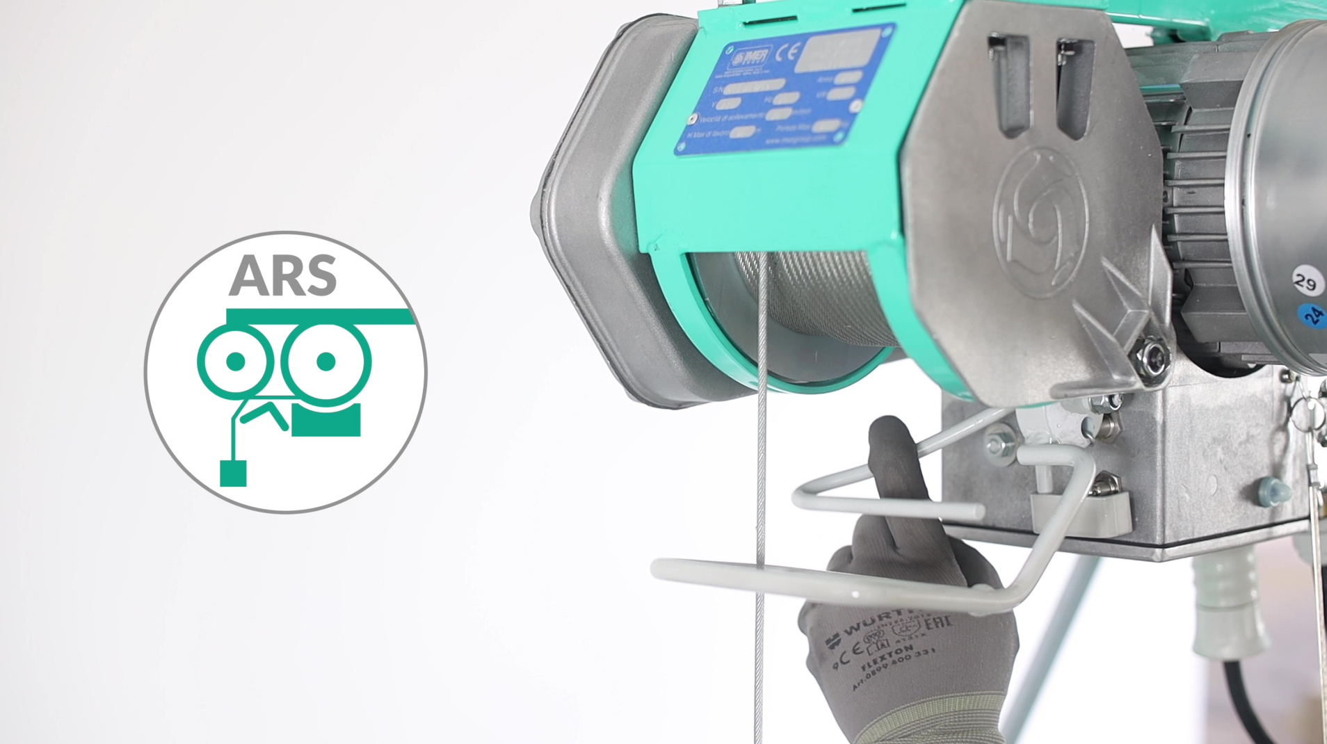 Ställningsvinsch IMER TR 225 N / Maxlast: 200 kg (19 m/min) - 4