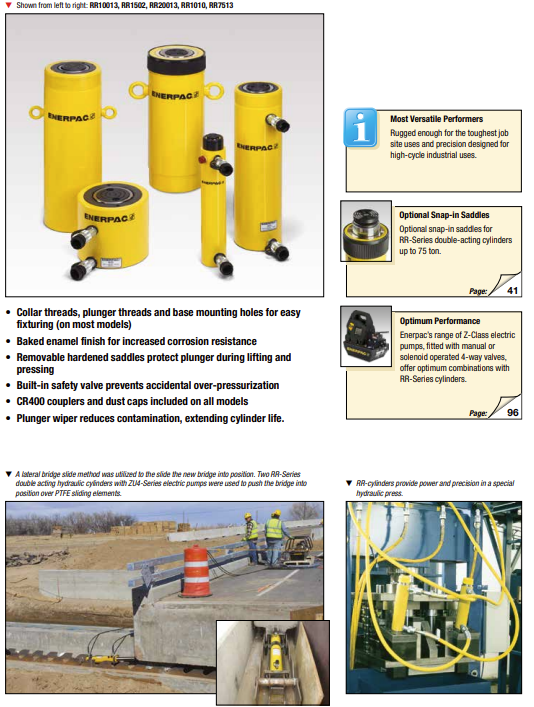 Enerpac Dubbelverkande cylinder RR5013 / 50 Ton - 2