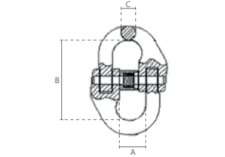 Kopplingslänk 22 mm Klass 10 / Maxlast: 19 Ton - 2