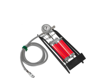 Fotpump med säkerhetsventil 8 bar