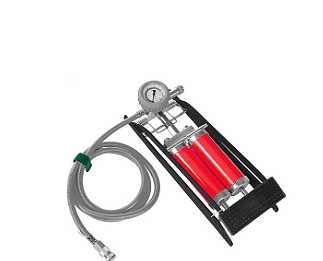Fotpump med säkerhetsventil 8 bar