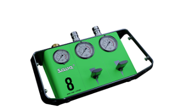 Manöverpanel med dubbel dödmansgrepp 8 bar